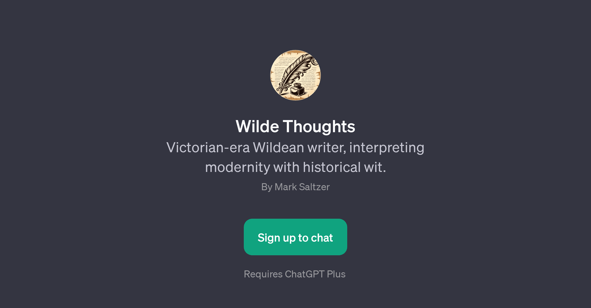 Wilde Thoughts