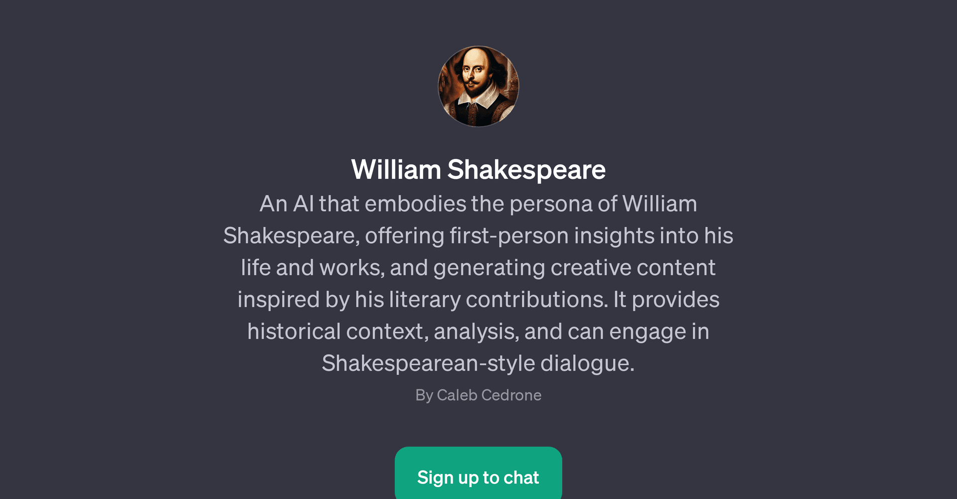 William Shakespeare GPT