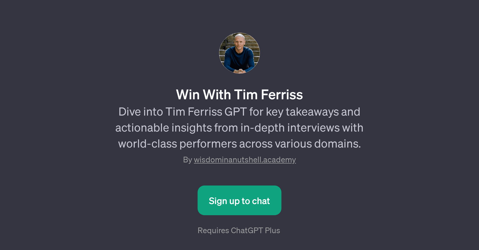 Win With Tim Ferriss