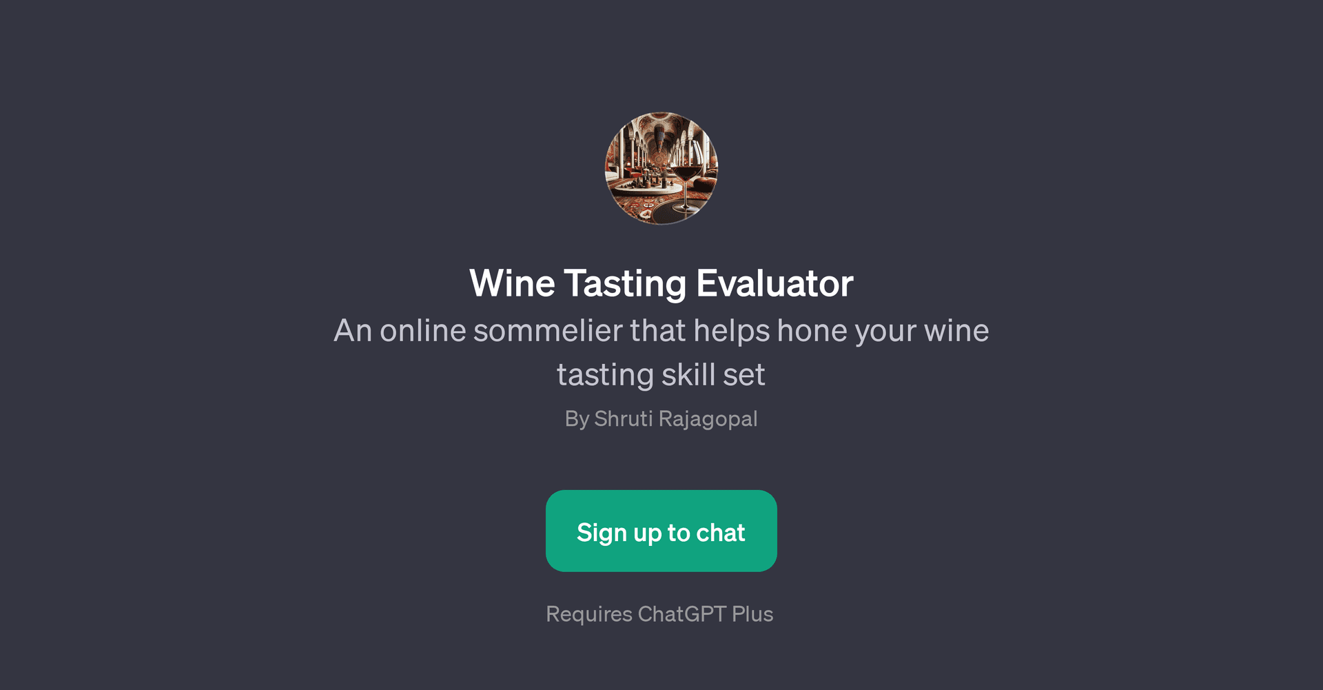 Wine Tasting Evaluator
