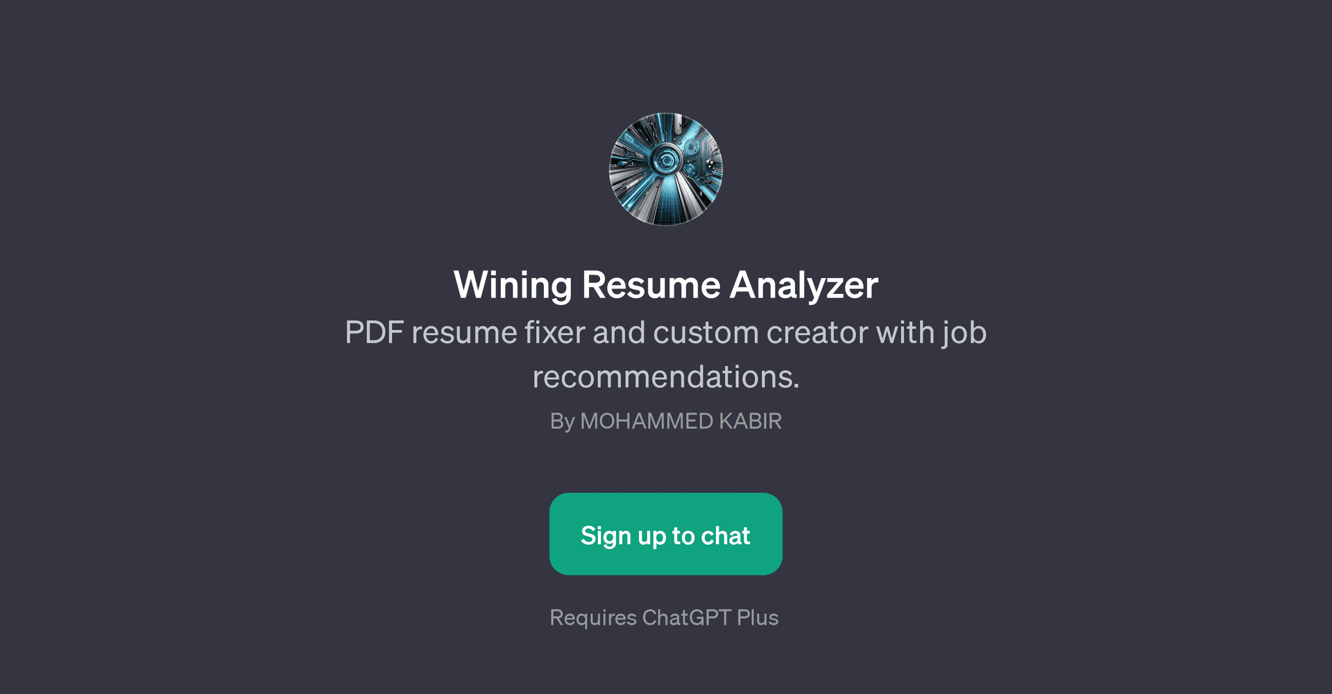Wining Resume Analyzer