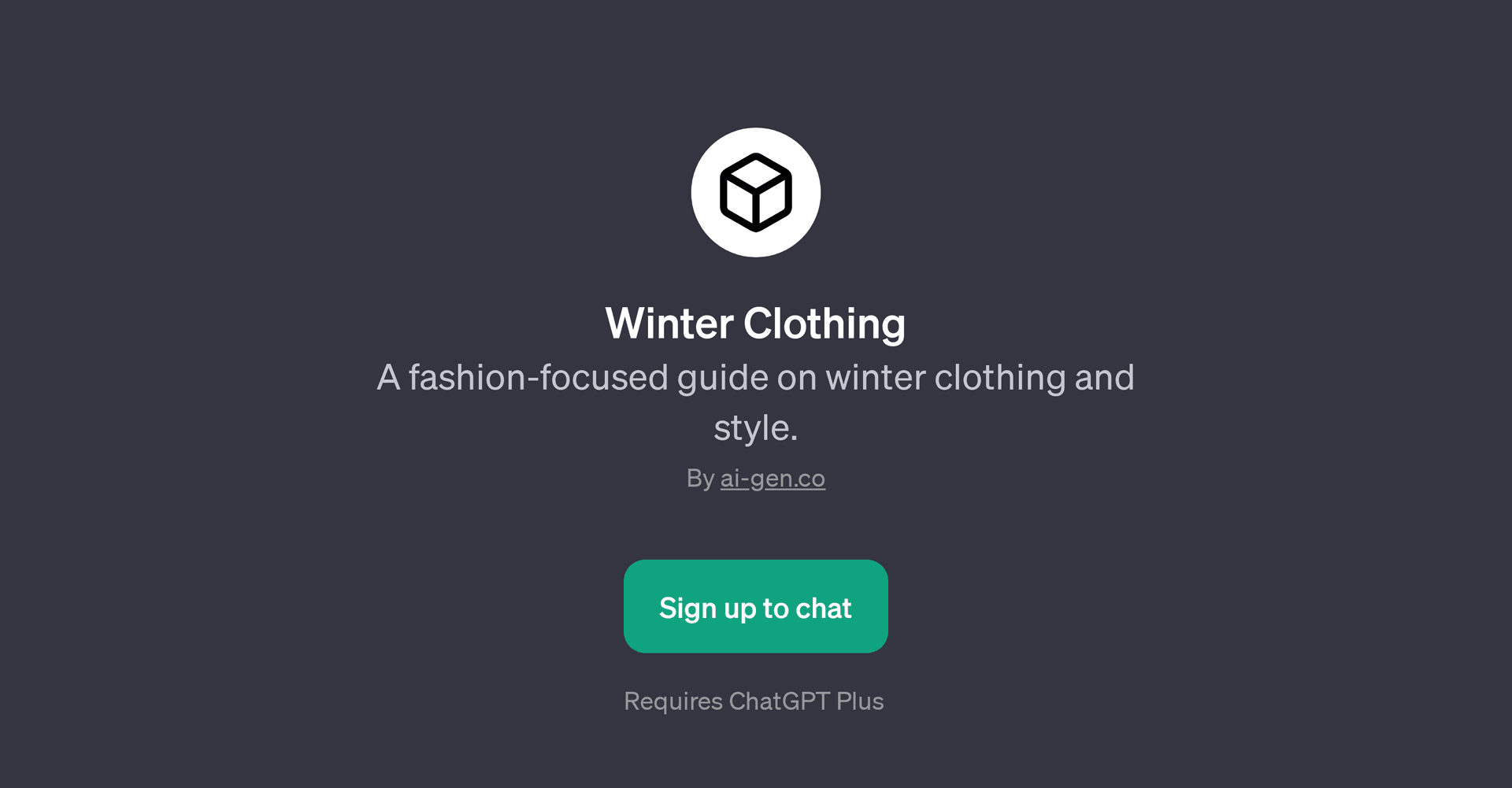Winter Clothing
