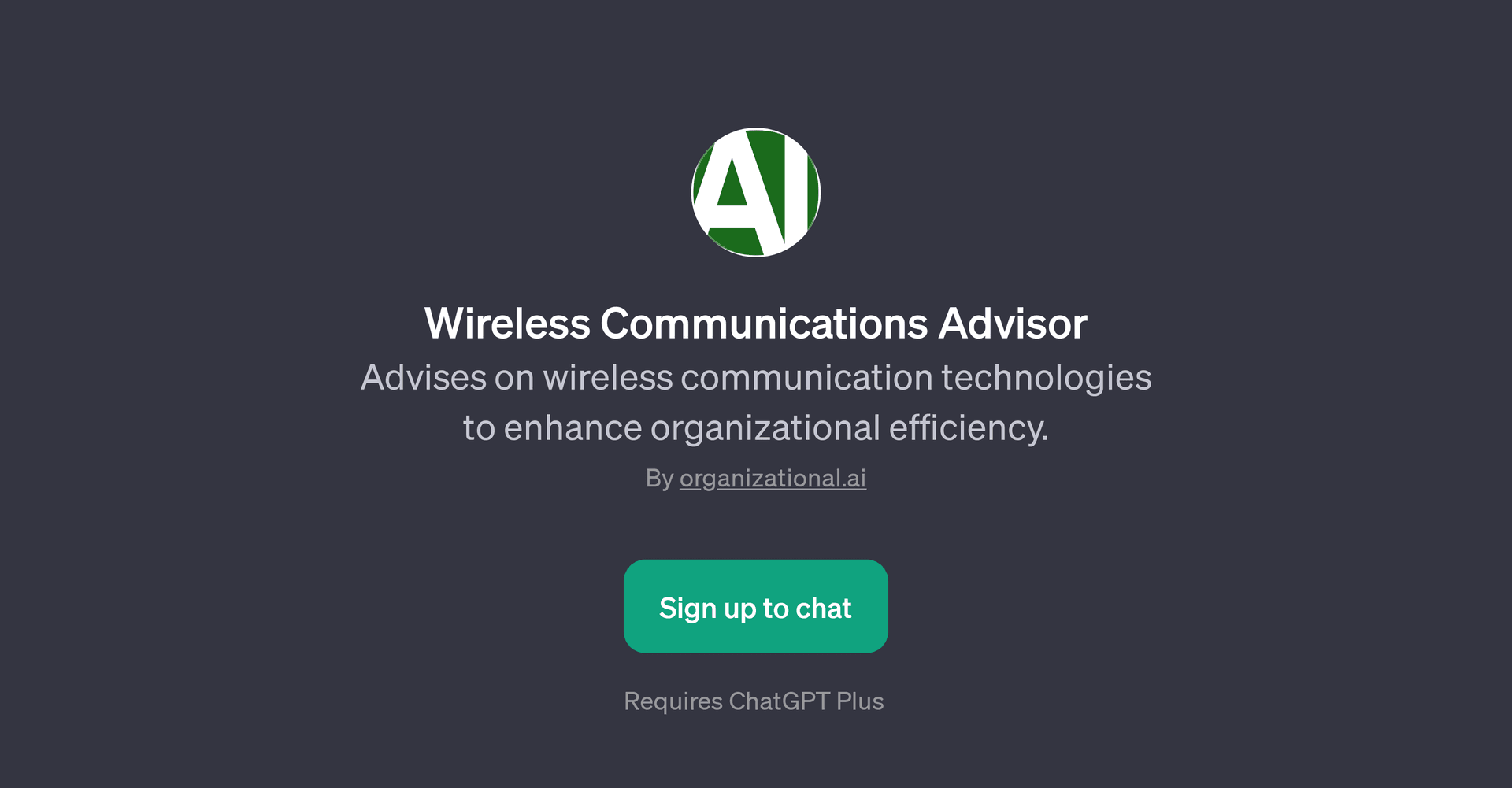 Wireless Communications Advisor