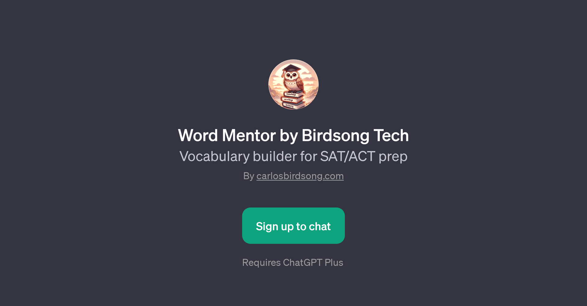 Word Mentor by Birdsong Tech
