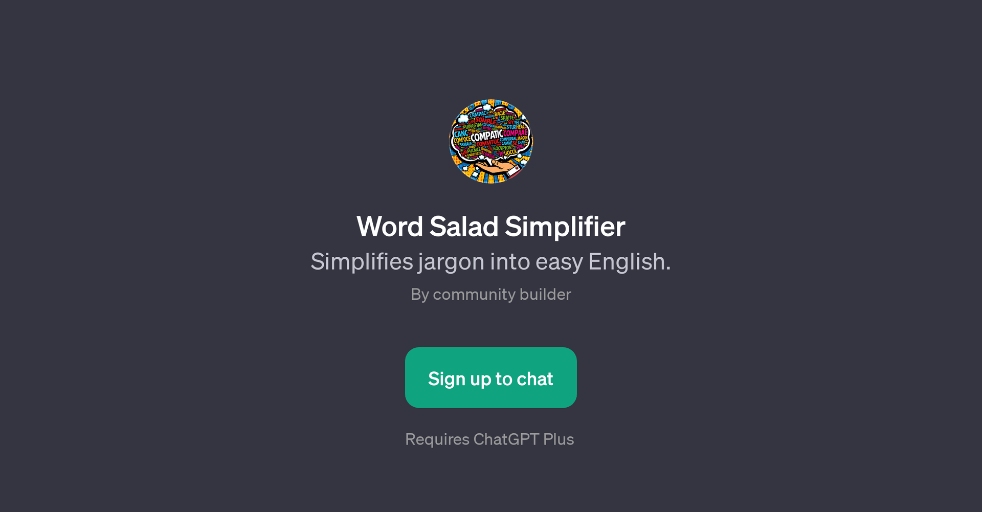 Word Salad Simplifier