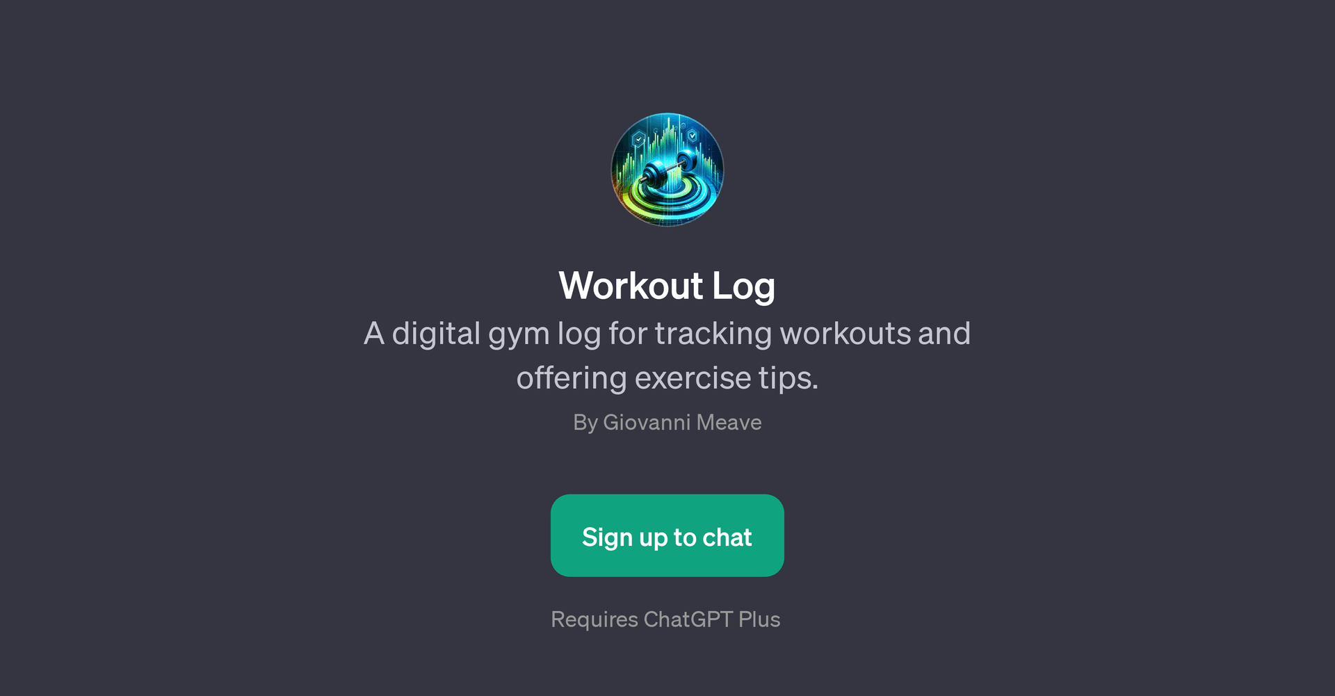 Workout Log GPT