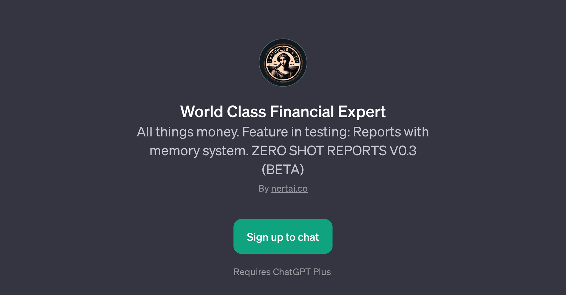 World Class Financial Expert