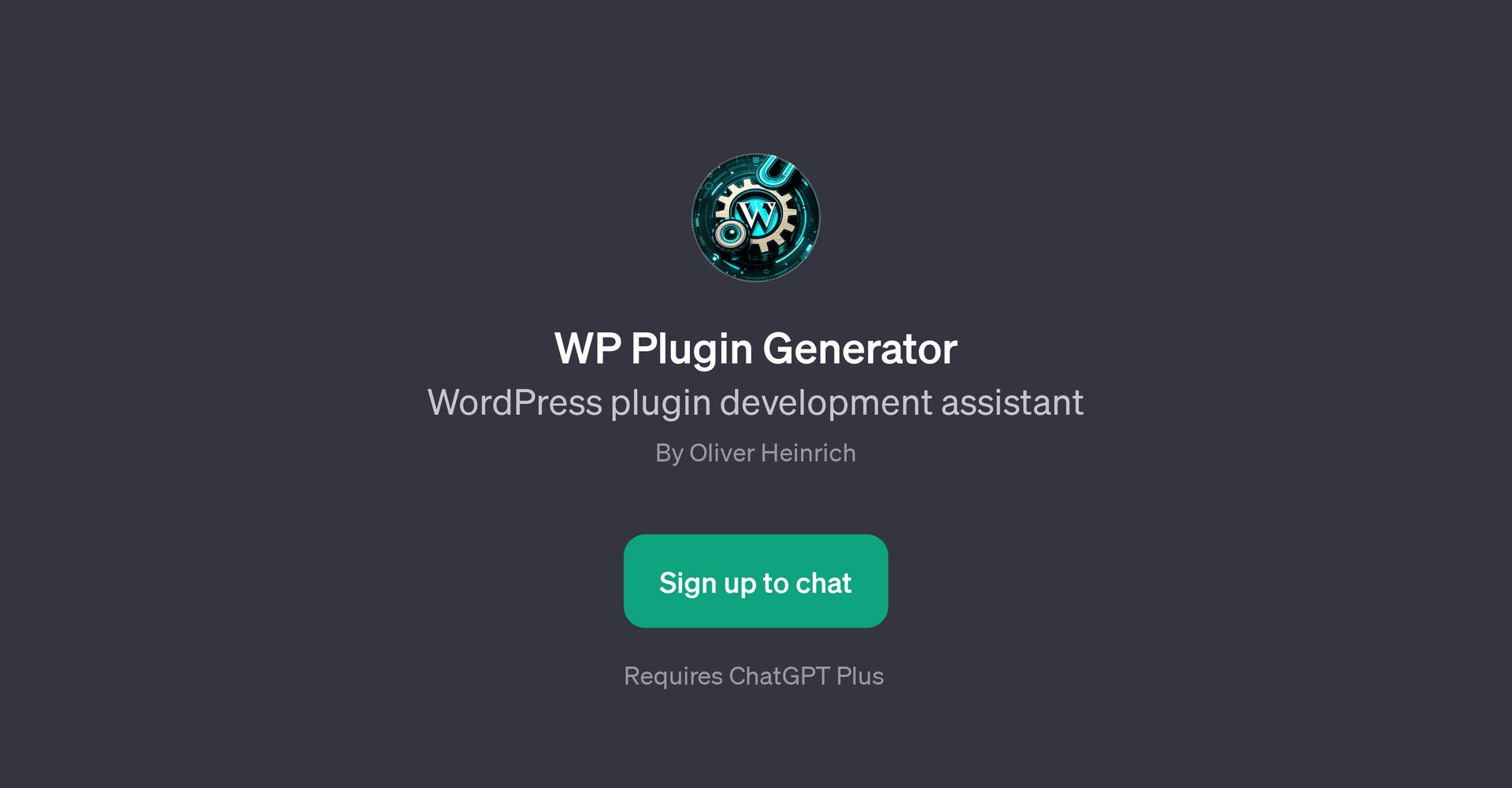 WP Plugin Generator