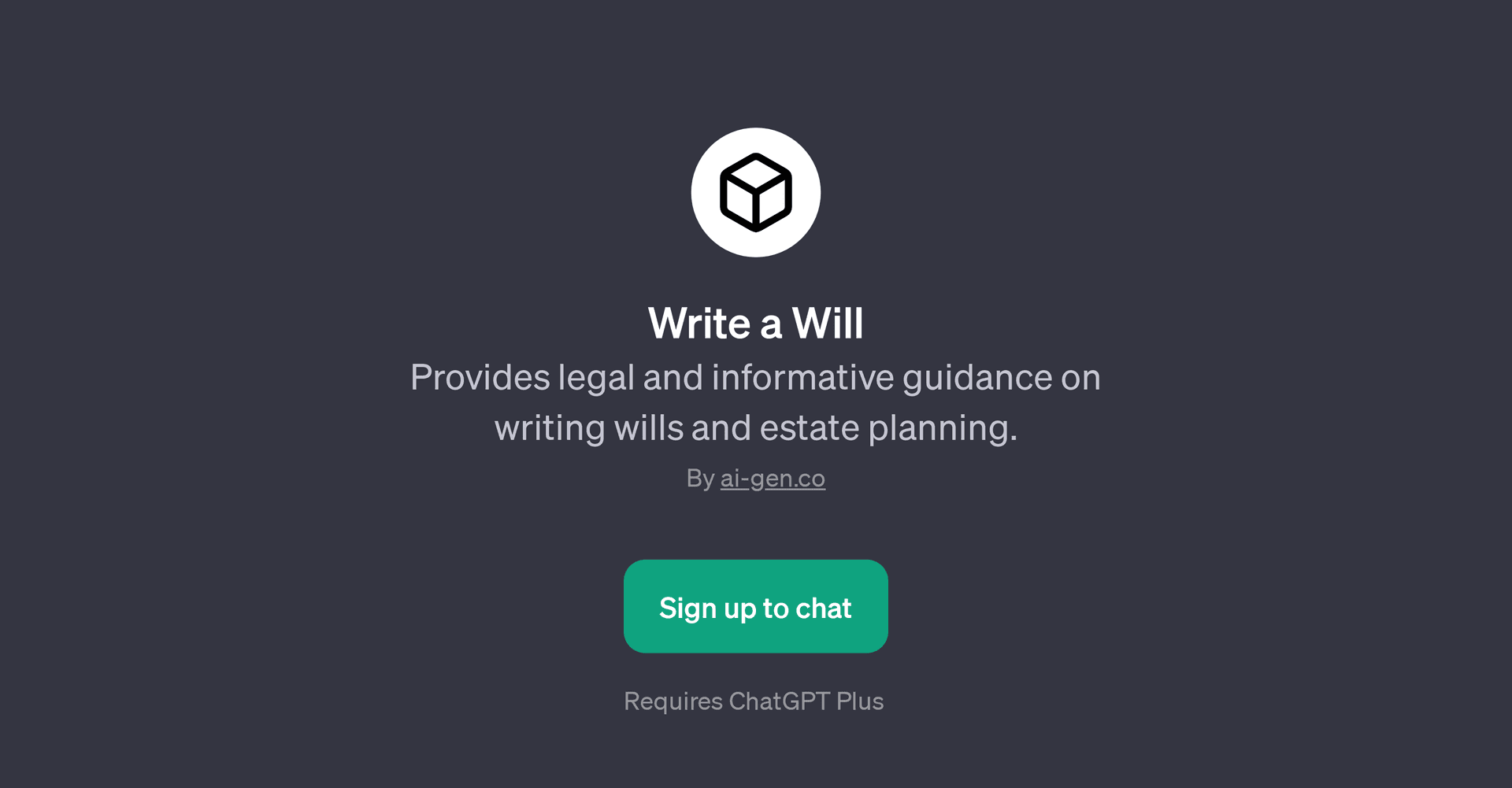 Write a Will