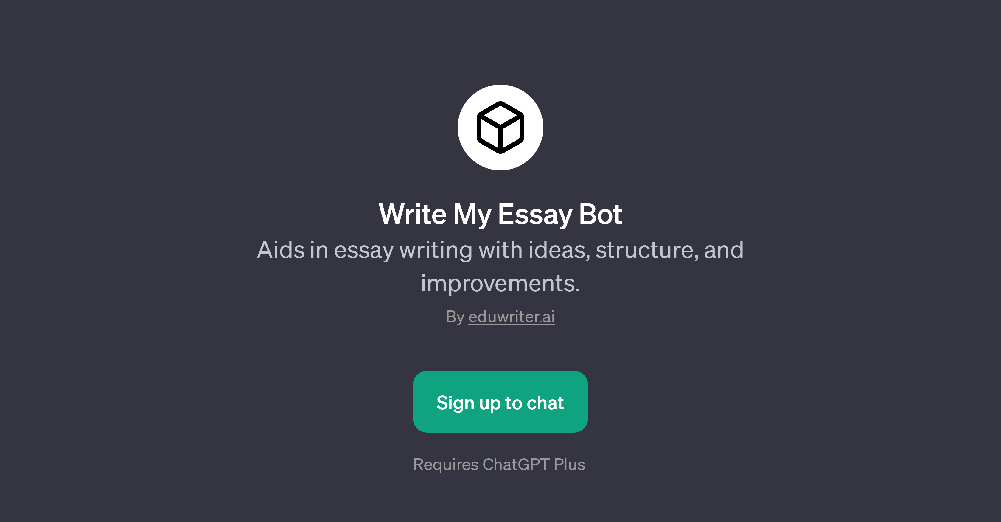 Write My Essay Bot