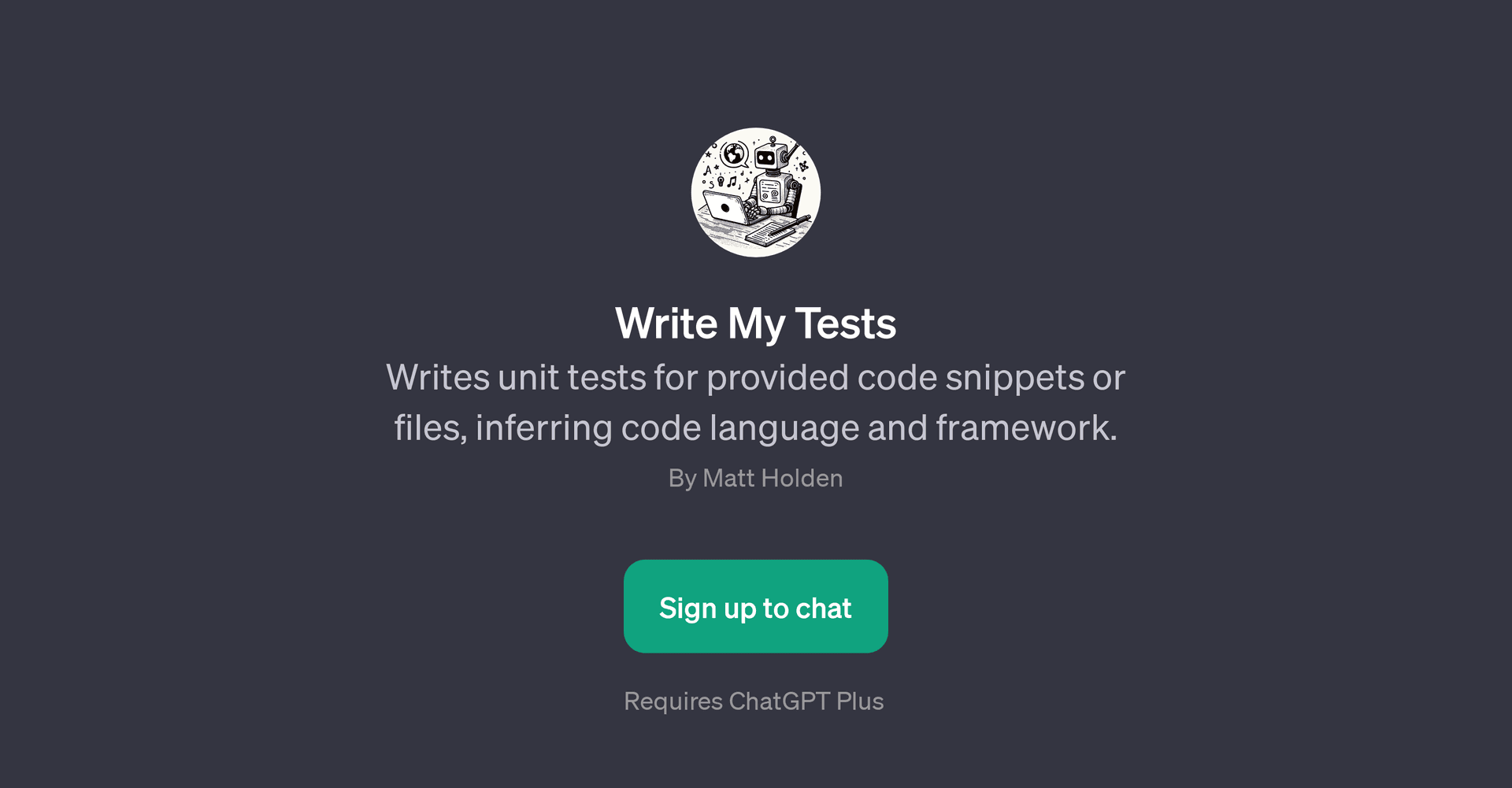 Write My Tests