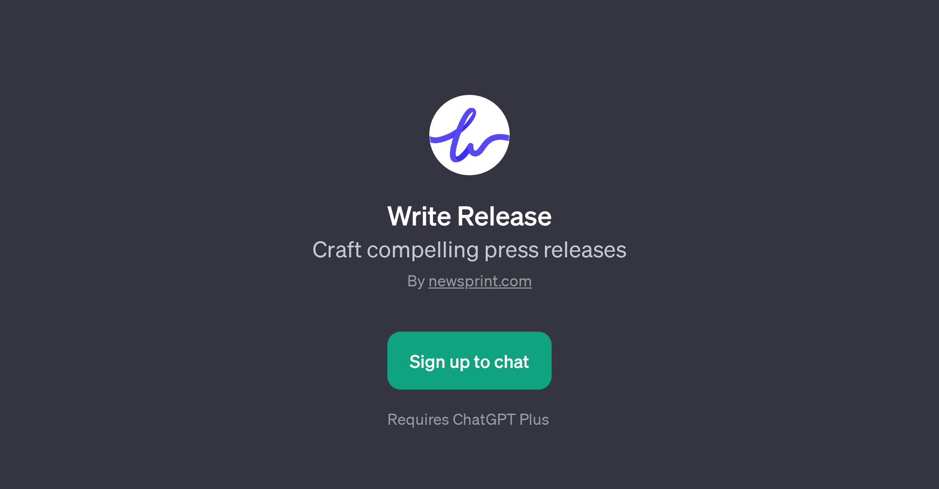 Write Release