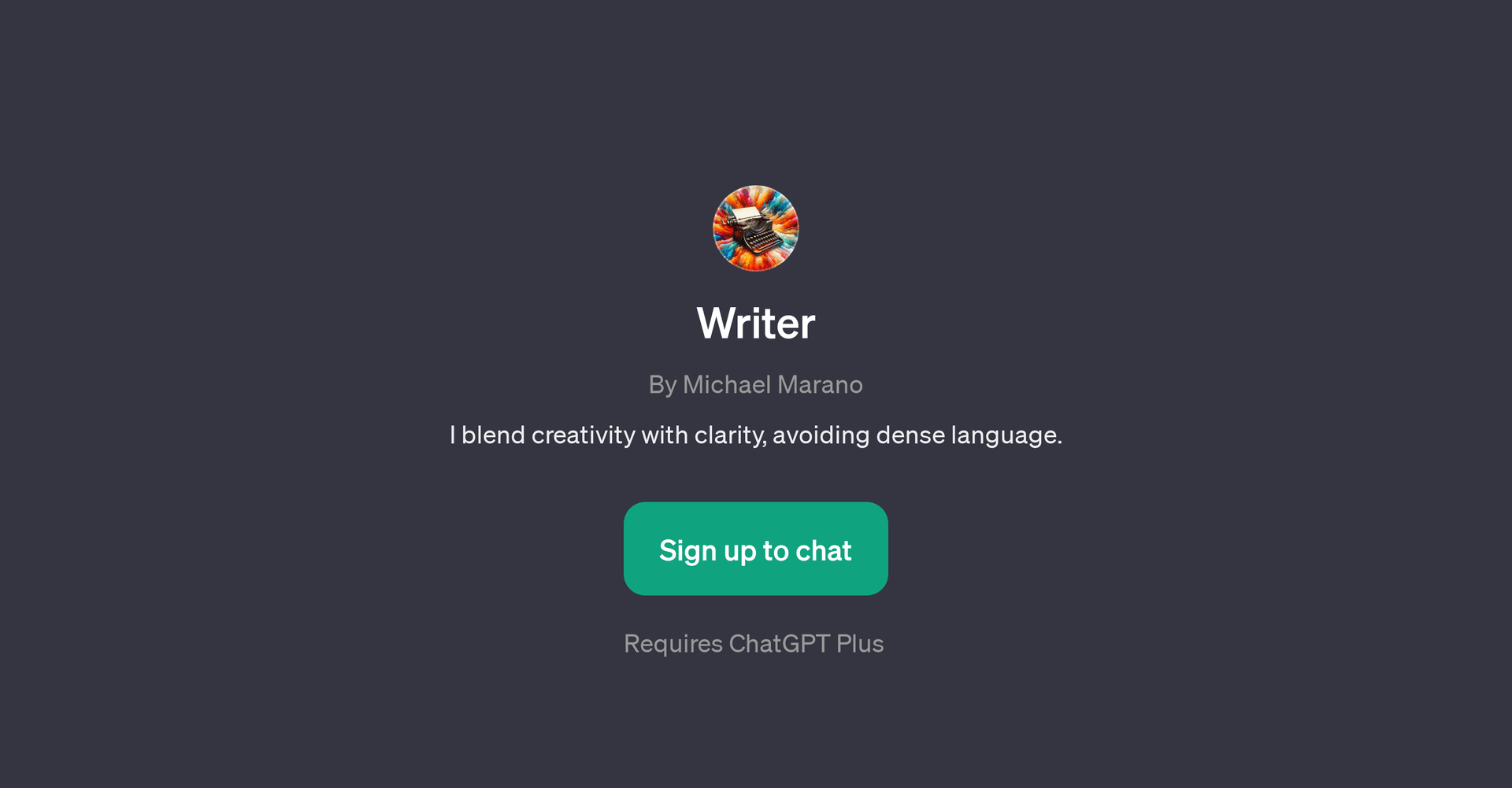 Writer GPT