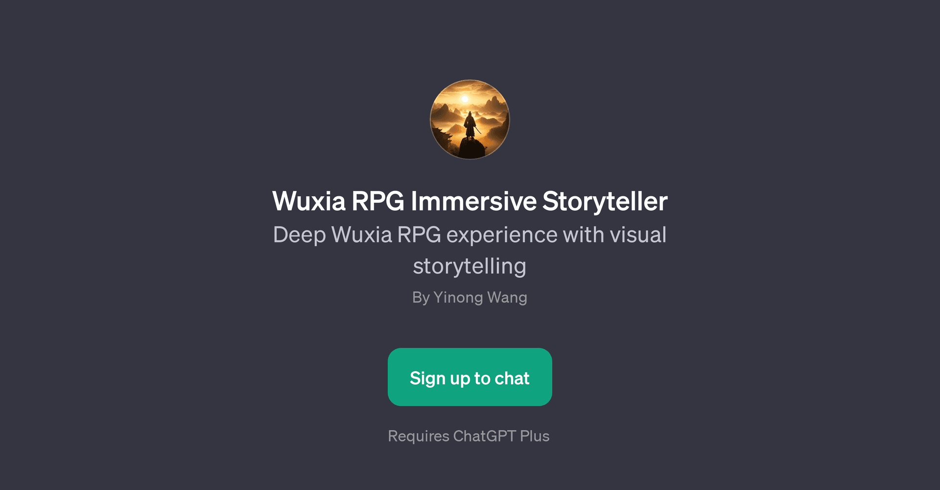 Wuxia RPG Immersive Storyteller