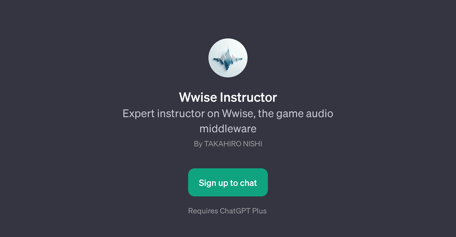 Wwise Instructor