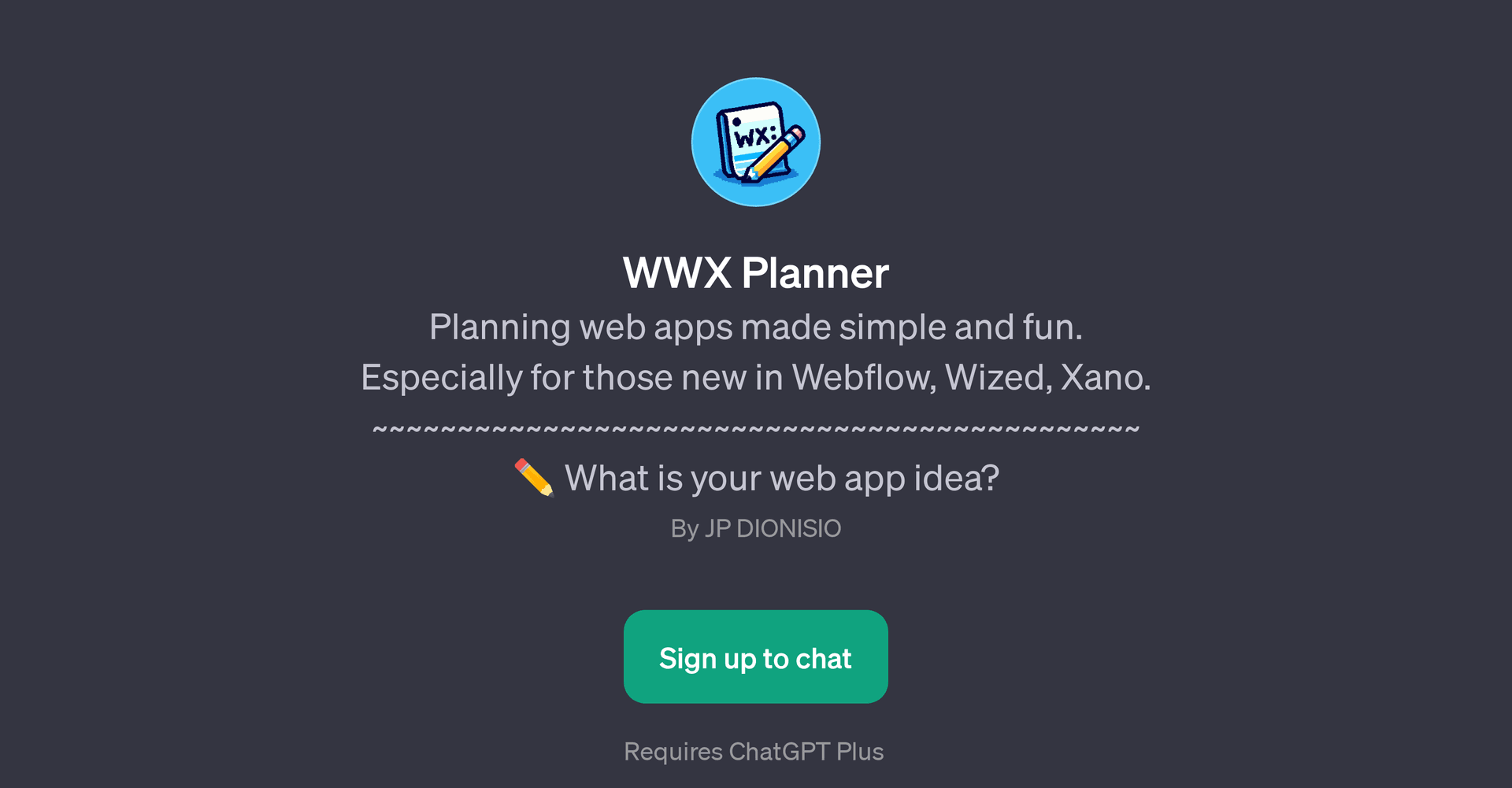WWX Planner