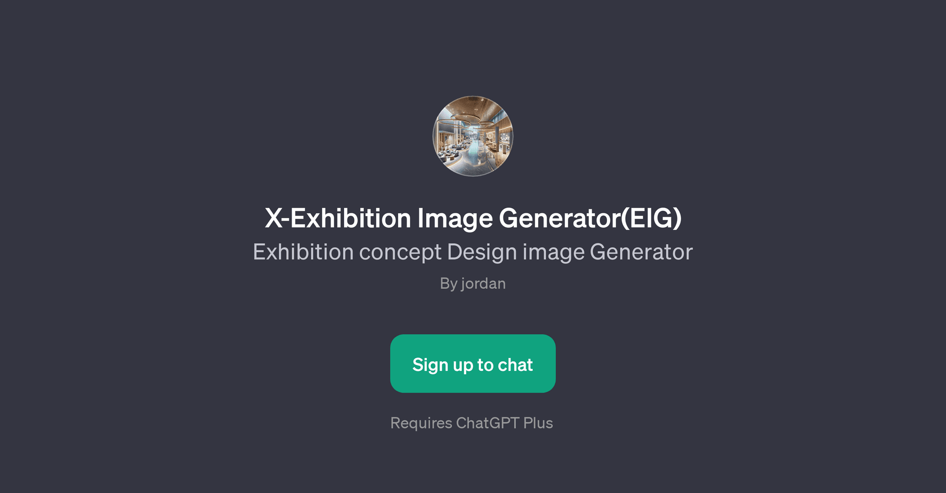X-Exhibition Image Generator (EIG)