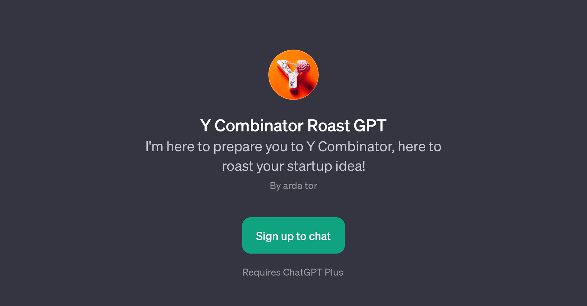 Y Combinator Roast GPT