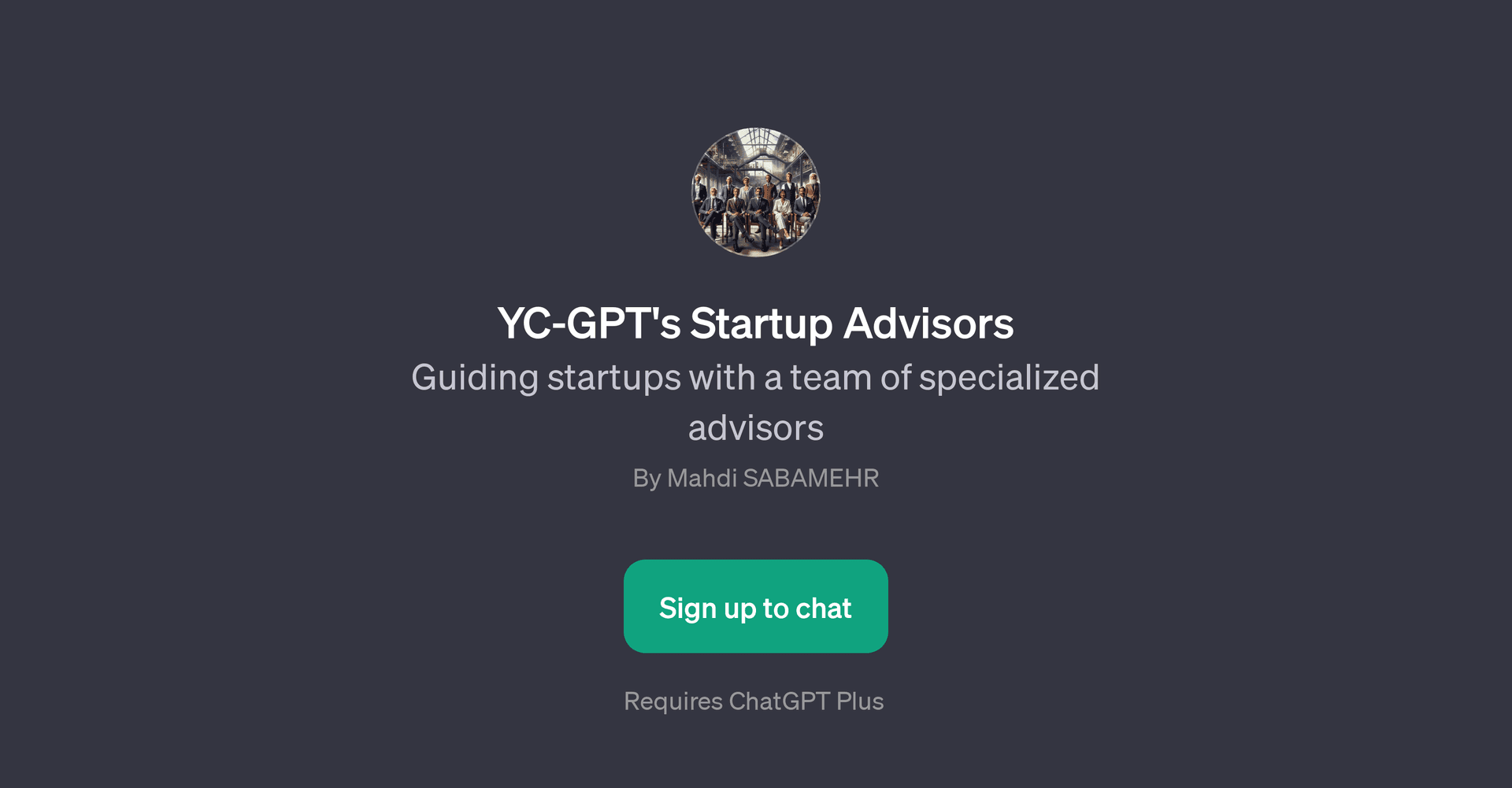 YC-GPT's Startup Advisors