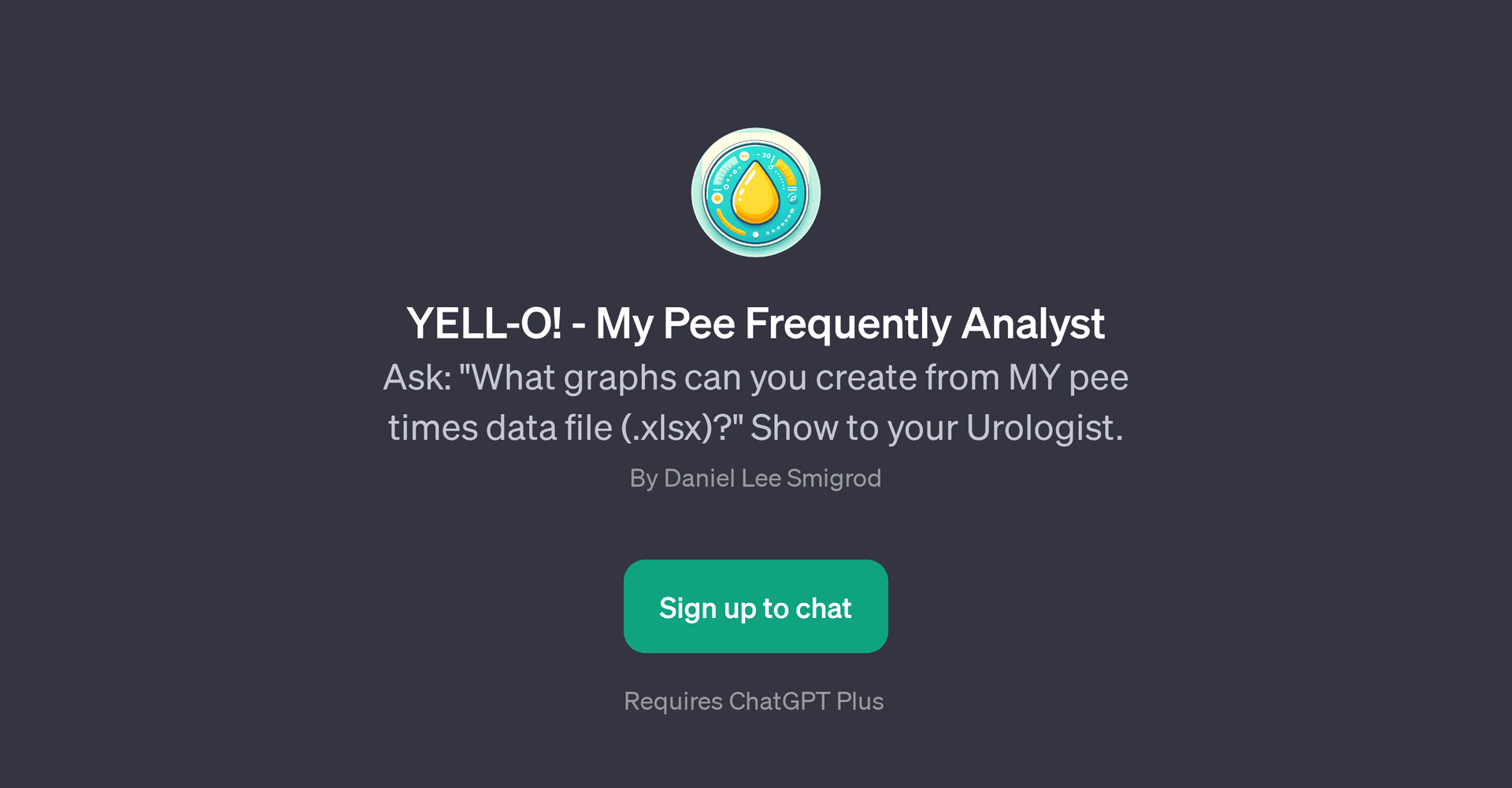 YELL-O! - My Pee Frequently Analyst