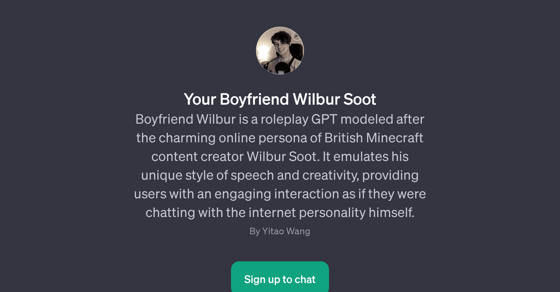 Your Boyfriend Wilbur Soot