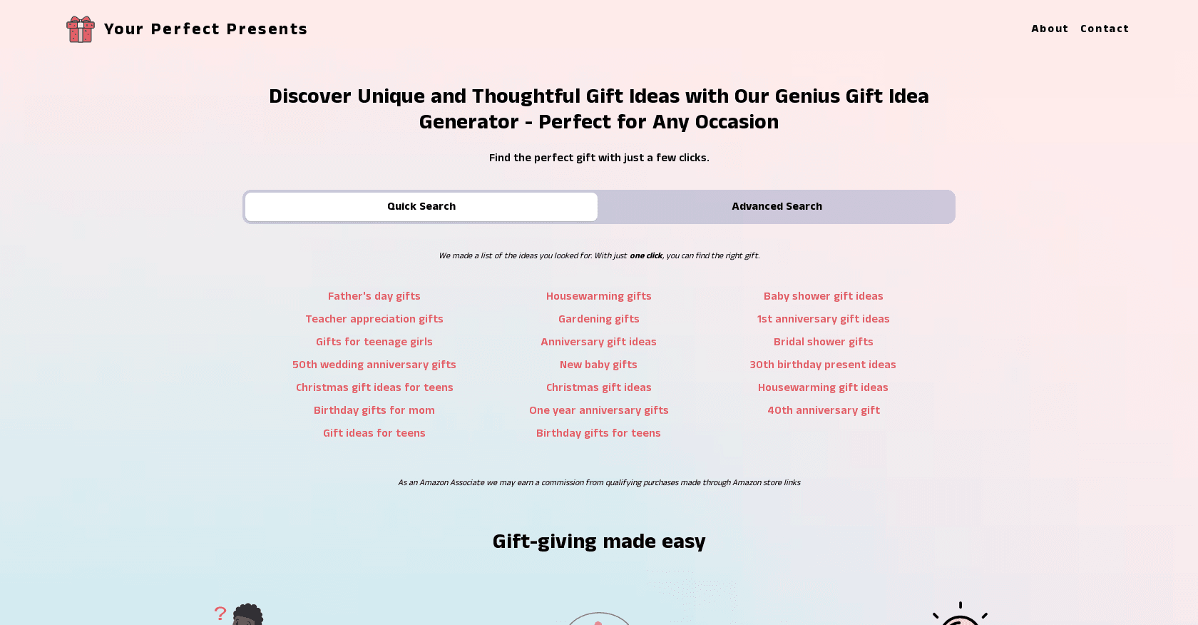 Your perfect presents