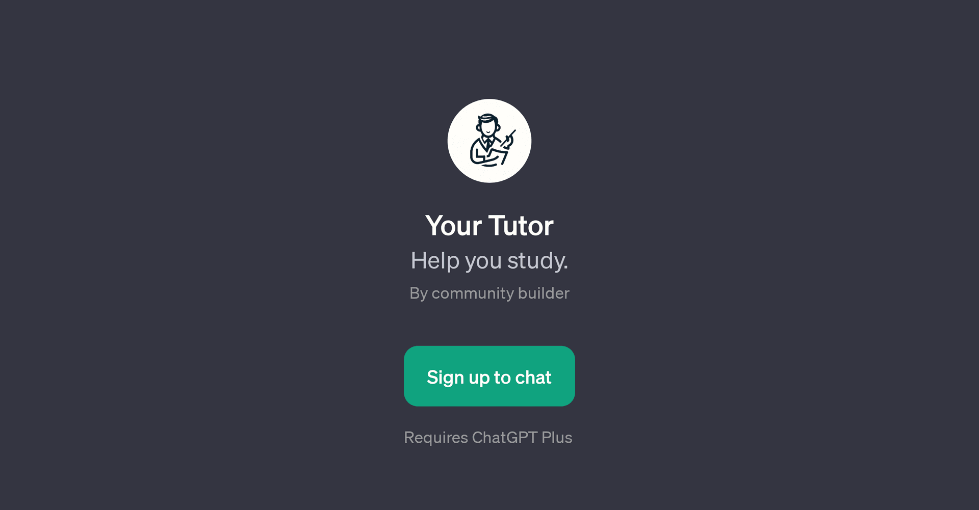 Your Tutor