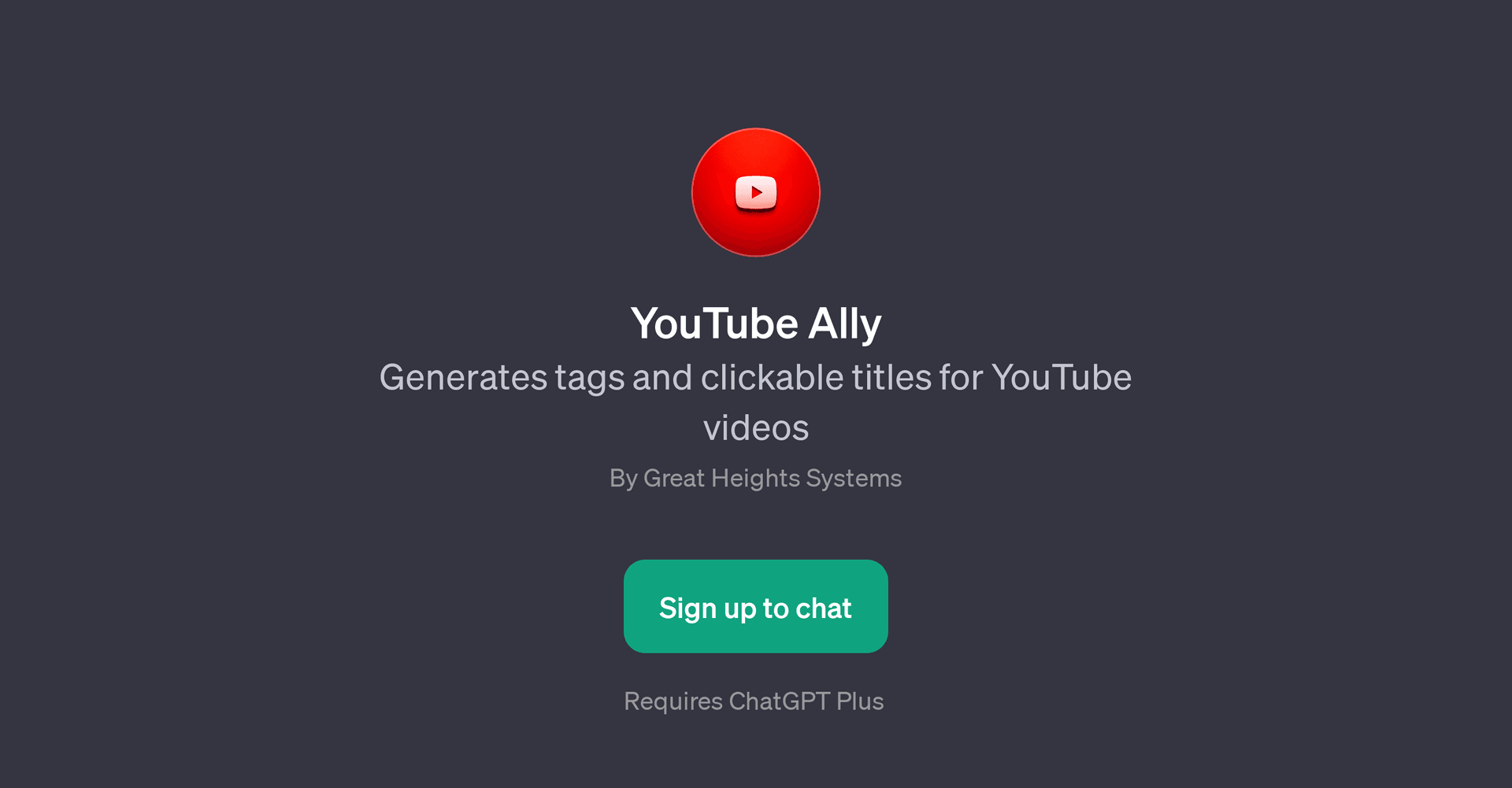 YouTube Ally