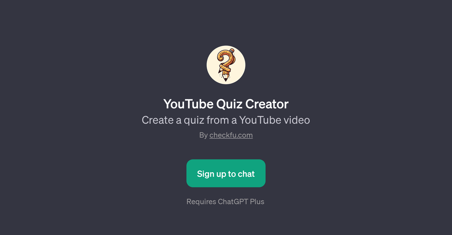 YouTube Quiz Creator
