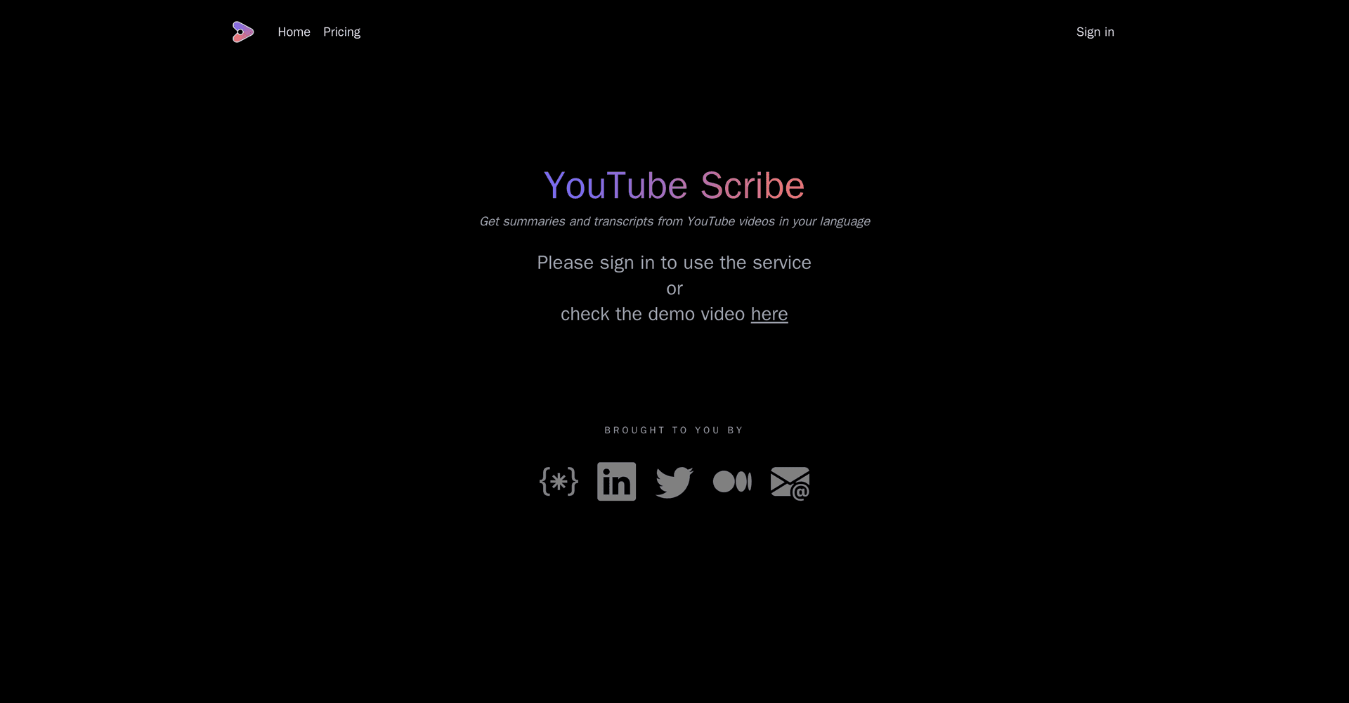 YouTube Scribe