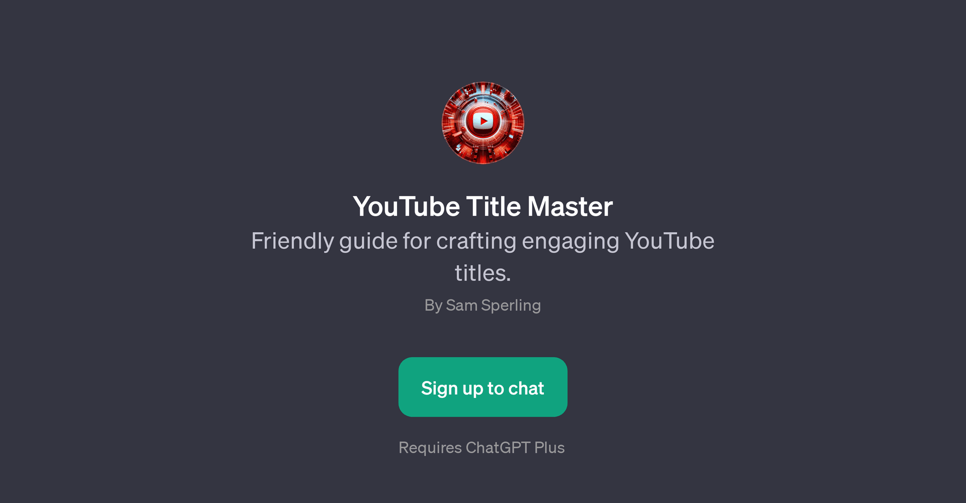 YouTube Title Master