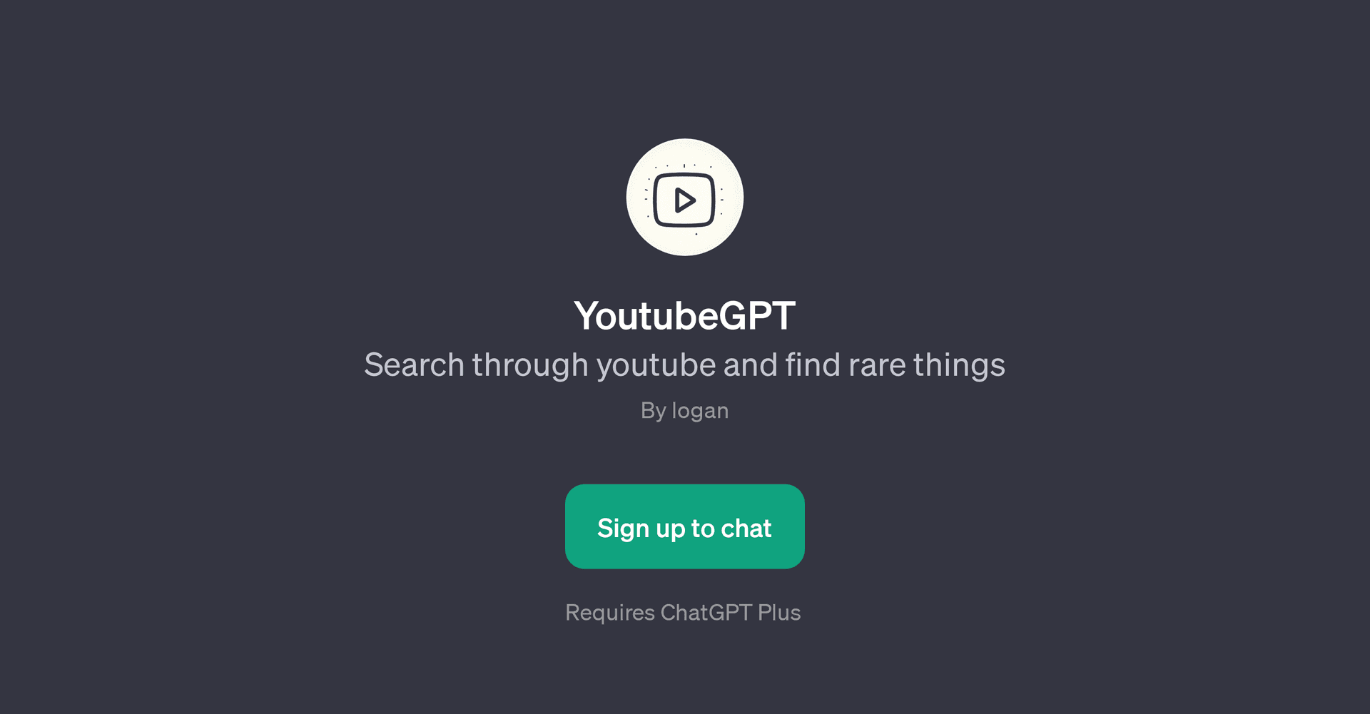 YoutubeGPT