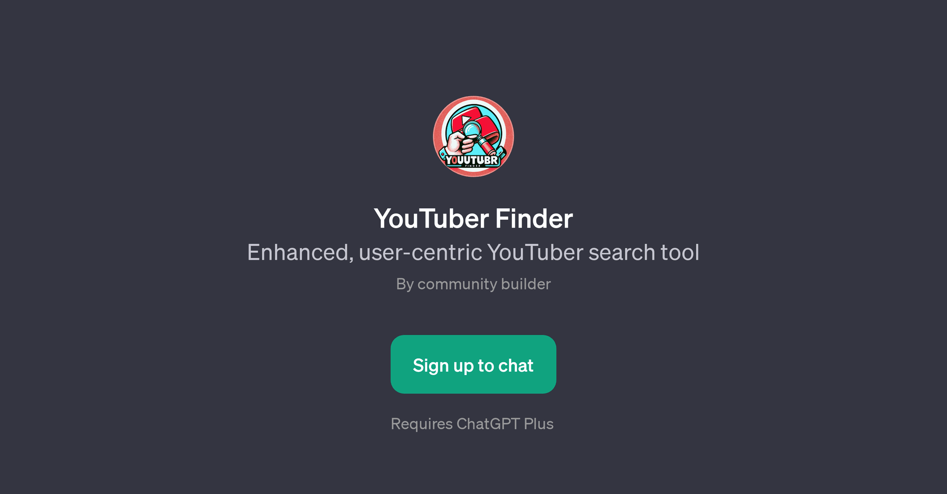 YouTuber Finder