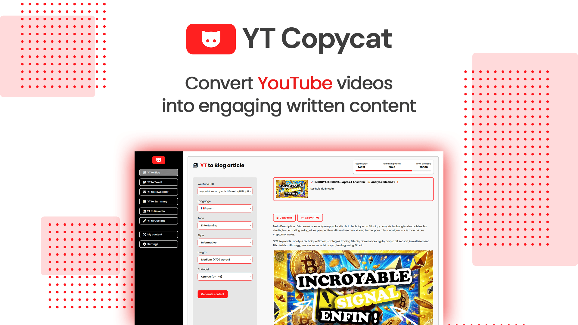 YT Copycat