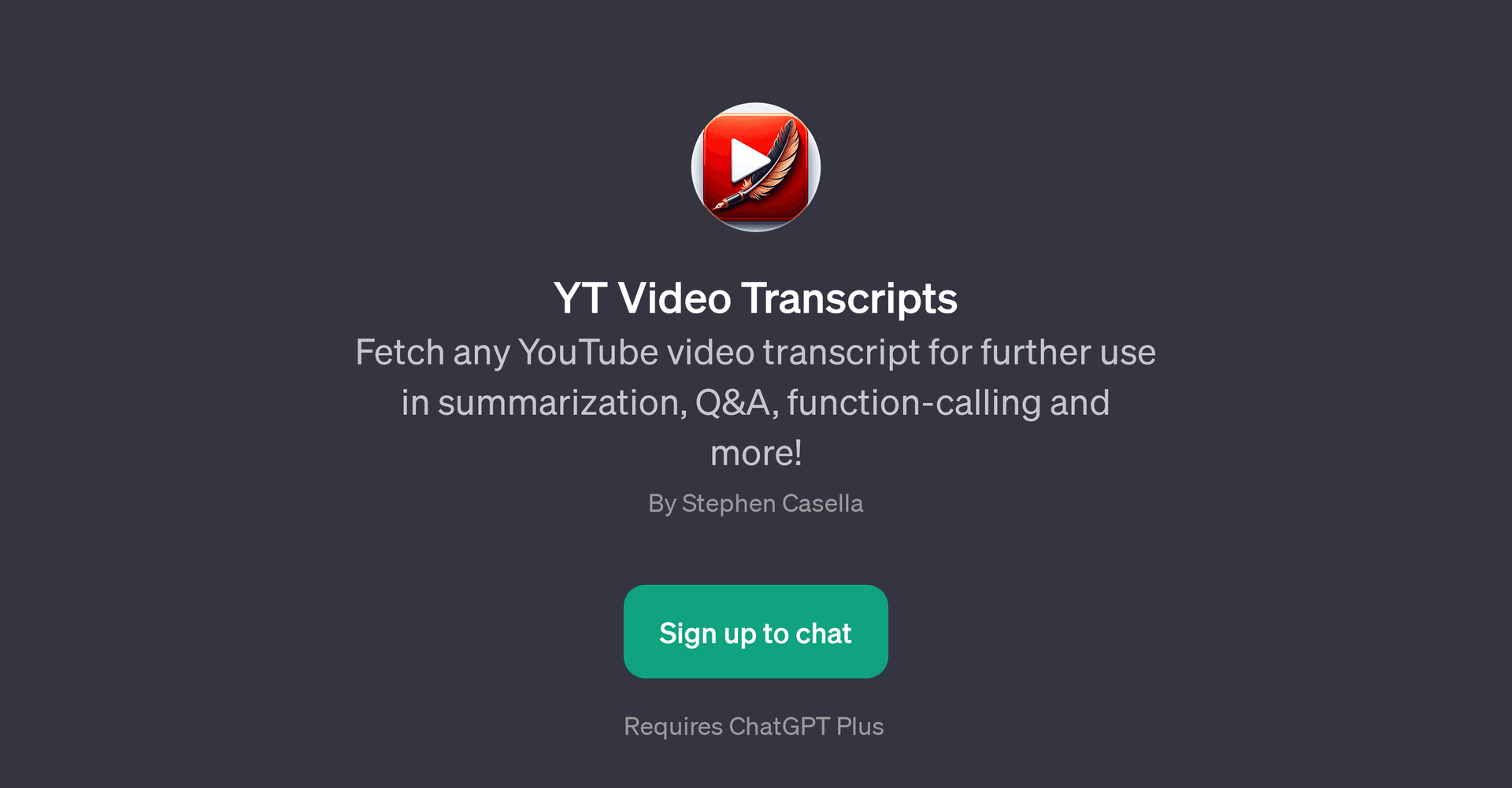 YT Video Transcripts
