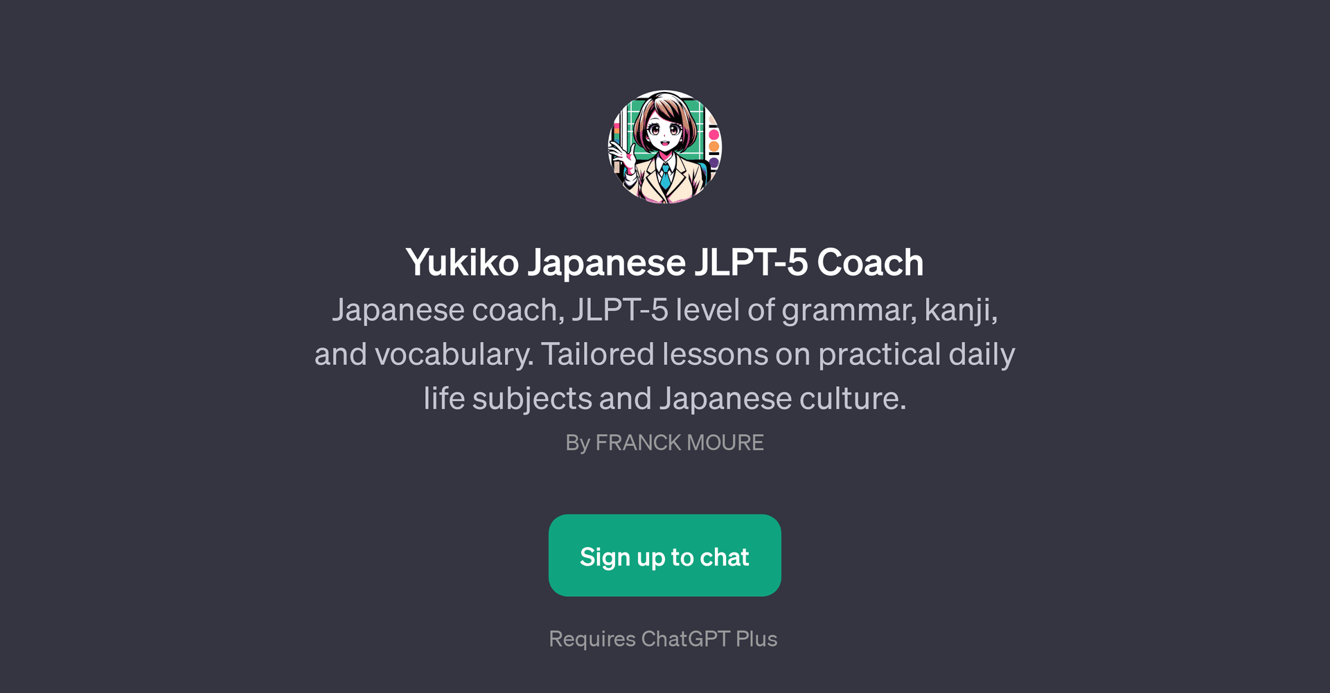 Yukiko Japanese JLPT-5 Coach