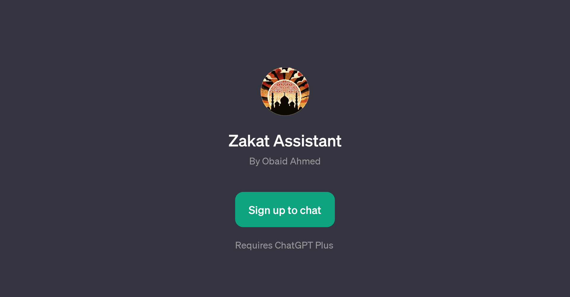 Zakat Assistant