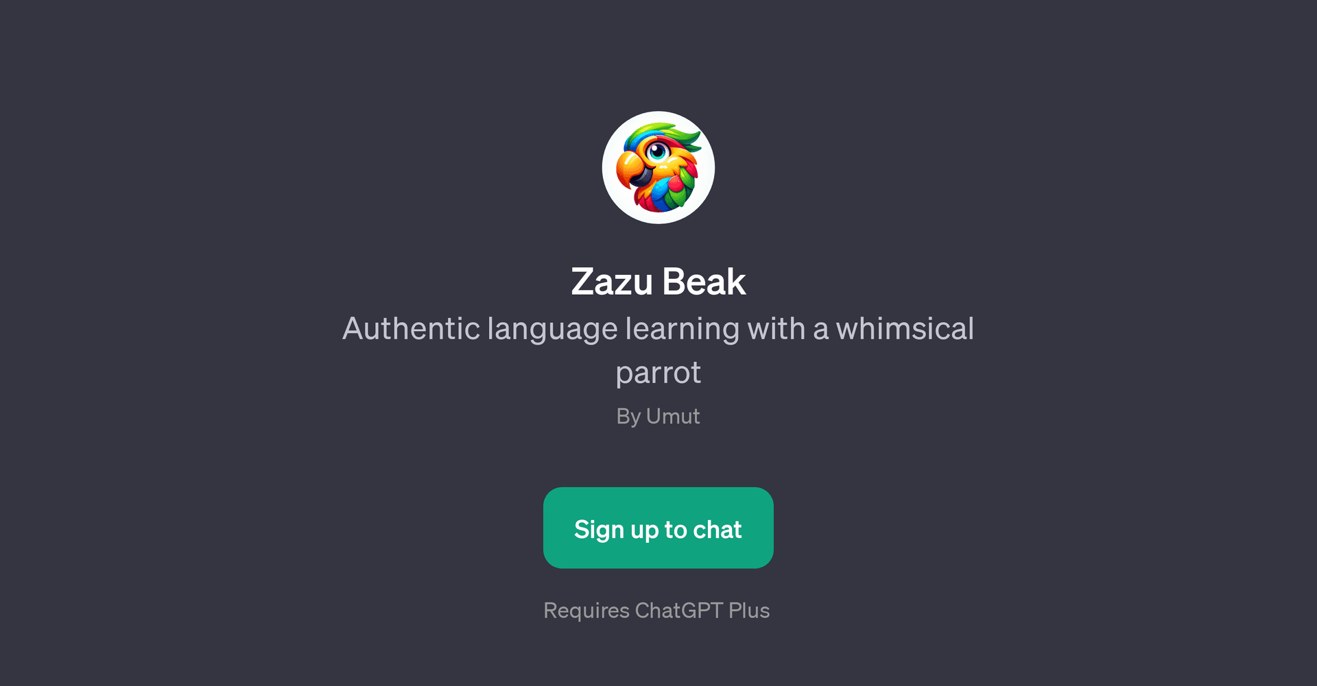 Zazu Beak