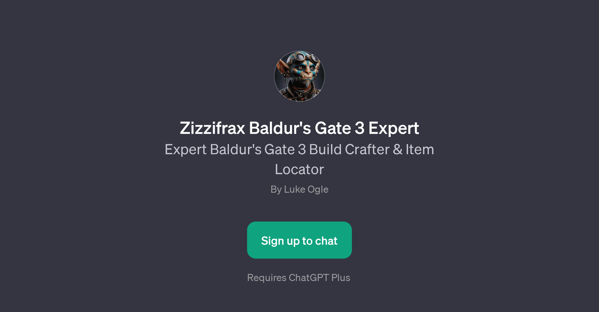 Zizzifrax Baldur's Gate 3 Expert