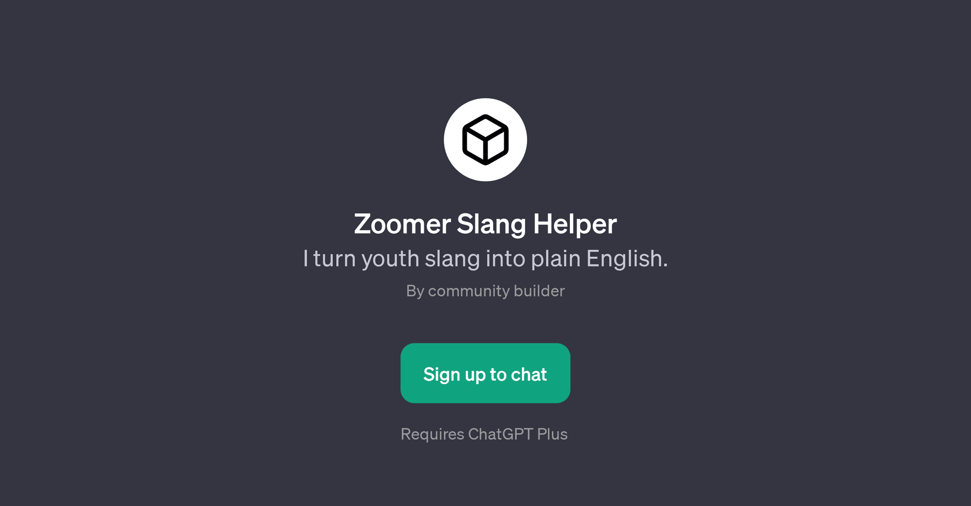 Zoomer Slang Helper